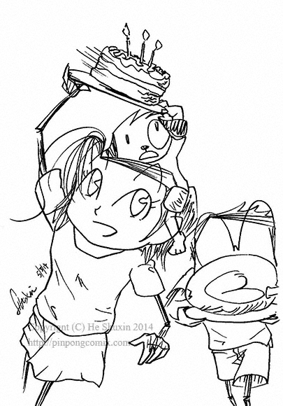 Pin Pong characters 006 reduced